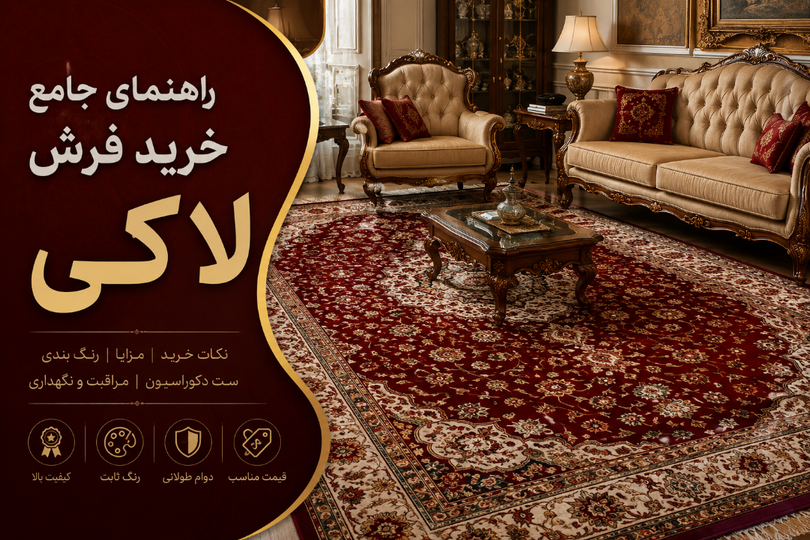 راهنمای جامع خرید فرش 500 شانه لاکی | قیمت فرش در سال 1405 و روش های نگهداری