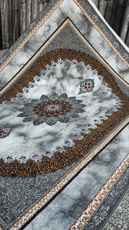 عکس فرش 500 شانه تراکم 1500 مدل مرمر صدفی در سایت فرش موسوی