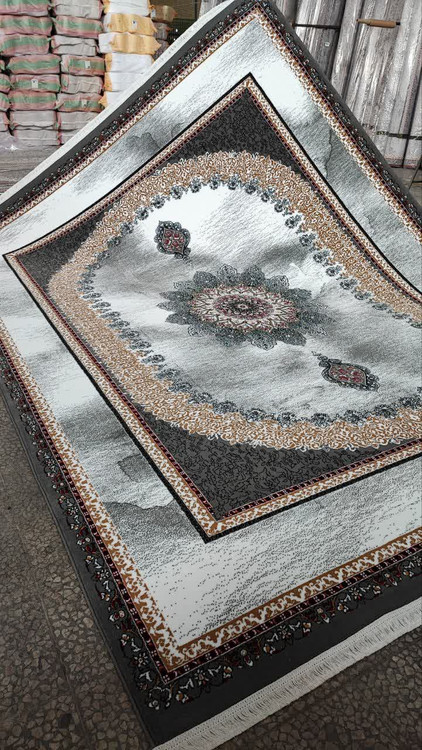 جزئیات نقشه فرش بیتا صدفی 500 شانه، الگوهای شیک و رنگبندی ملایم صدفی که جلوهای خاص به محیط میبخشد