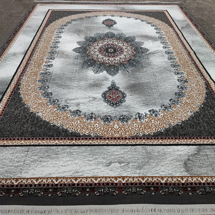 فرش بیتا صدفی 500 شانه با طراحی زیبای صدفی، ترکیب رنگهای ملایم و تطابق عالی با دکوراسیونهای مدرن