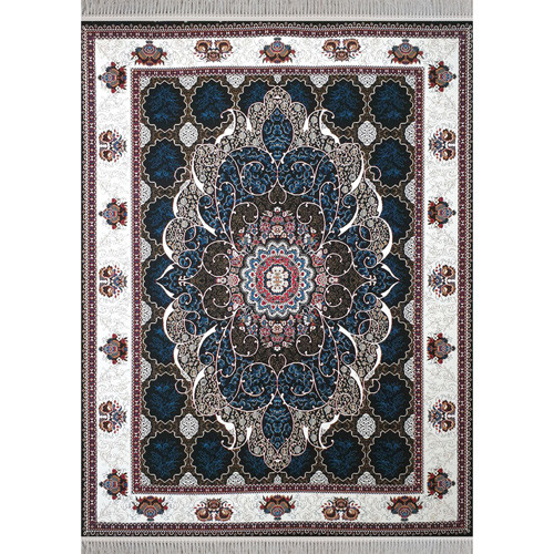 فرش چکاوک سورمهای 500 شانه با طرح خاص و رنگ سورمهای عمیق، مناسب برای دکوراسیون مدرن و کلاسیک. این فرش با جنس نخ پلی استر و تراکم 1500، زیبایی و کیفیت را به منزل شما میآورد