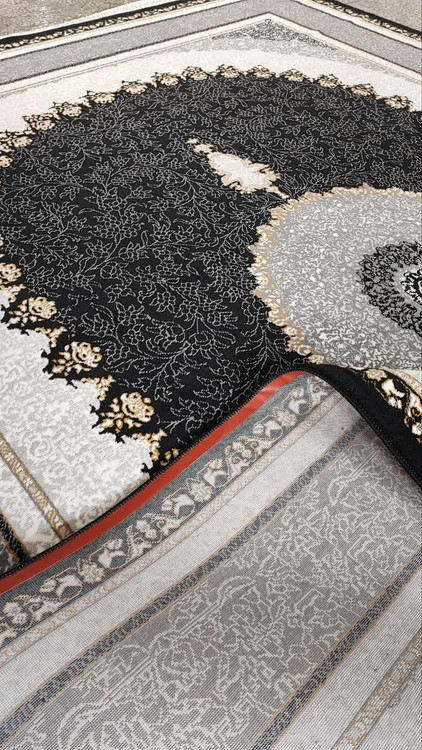 ضخامت فرش ساحل مشکی 500 شانه