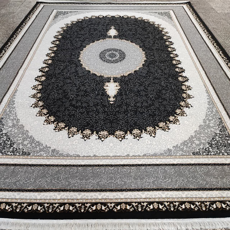 عکس فرش ساحل مشکی از نمای روبرو