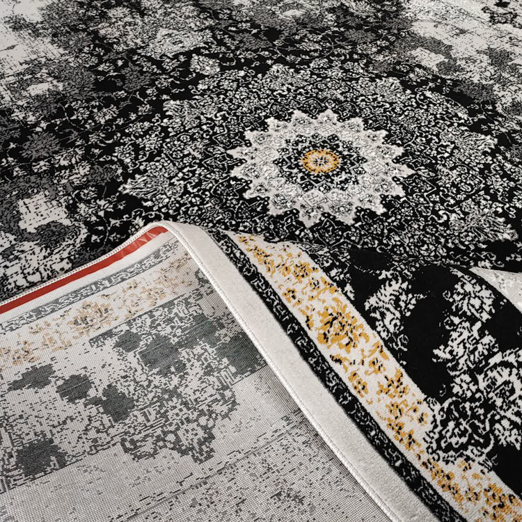 ضخامت فرش شیرین نقره ای 500 شانه