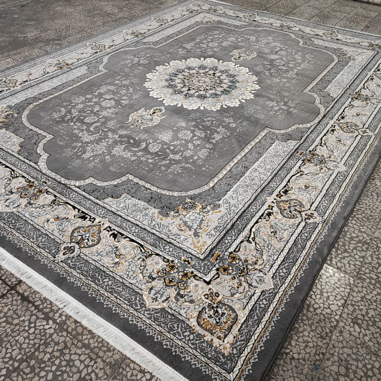 فرش سرور فیلی 500 شانه تراکم 1500 با رنگ فیلی آرامشبخش، انتخابی عالی برای خانههای با دکوراسیون مینیمال.