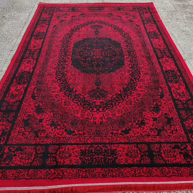 فرش رنگ لاکی طرح 700 شانه