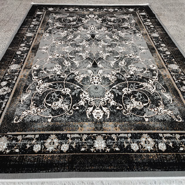 فرش 500 شانه مدل دلانا فیلی حاشیه مشکی