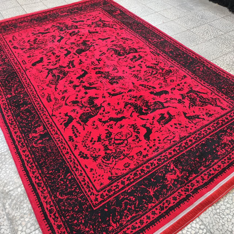 فرش طرح شکارگاه